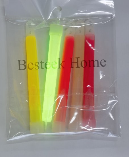 Besteek Home Glow Lights Sticks, LED Foam Sticks with Colorful Flashing,Glow in the Dark Party Supplies for Wedding, Raves, Concert, Party, Camping, Sporting Events - Click Image to Close